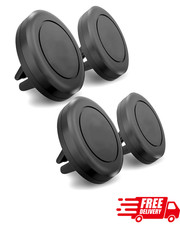 4-Pack Black Magnetic Car Phone Mount Air Vent Holder Universal for Smartphones
