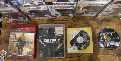 Sony PS3 Shooter Game Lot: Call of Duty MW2, COD4, Black Ops & Battlefield 3