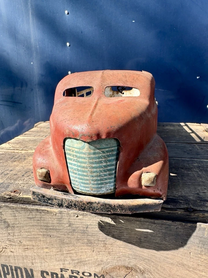 Camión de servicio oficial raro vintage c. 1940 Wyandotte Streamline Bullet Nose Foto 2 de 4