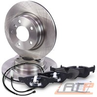 2X Bremsscheiben BelÜ Ø300 +BelÄGe MIT VWK Hinten FÜR BMW 3-ER E90 E91 E92 E93
