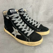 GOLDEN GOOSE GGDB FRANCY Black Suede EU:37 US:7 Women Sneakers
