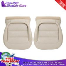 Fits 2012 -2020 Volkswagen Passat Driver Passenger Bottom Leather Seat Cover Tan Fits 2012 -2020 Volkswagen Passat Driver Passenger Bottom Leather Seat Cover Tan