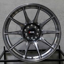 4-new 17 Xxr 527 Wheels 17x7.5 4x1004x114.3 40 Chromium Black Rims 73.1