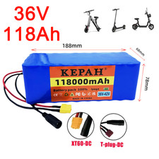 10S4P 36V 118000mAh Rechargeable Li-ion Battery Pack 118Ah For Electronic