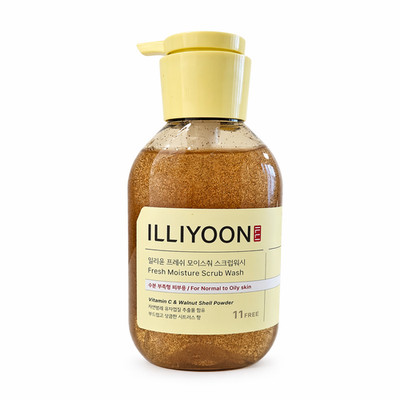 [ILLIYOON]  Fresh Moisture Scrub Wash 400ml Body Exfoliator K-Beauty