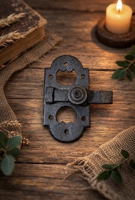 Ancien loquet verrou targette époque XVIIIème - Photo 1/4