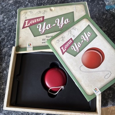 Hinkler Learn Yo-Yo Handbuch in Holzbox
