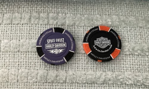 Harley-Davidson Poker Chips from Space Coast & Grove's Winchester