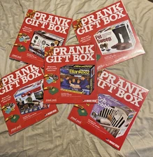 Five Prank Pack Gift Boxes 11.25” x 9” x 3.25” Sealed