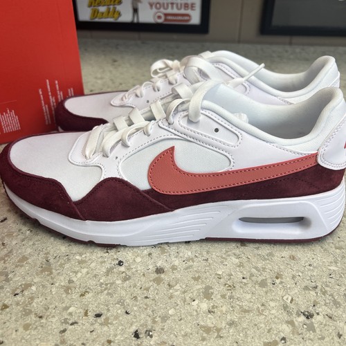 Nike Air Max SC FJ3242-100 Womens White Adobe Team Red Athletic Shoes Size 9.5 - Picture 3 of 10