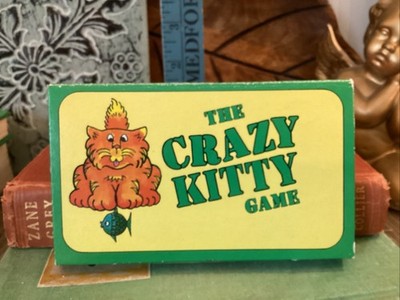 Vintage 1985 Crazy Kitty Game Price Stern Sloan Crazy Puzzle 9 Pieces Complete