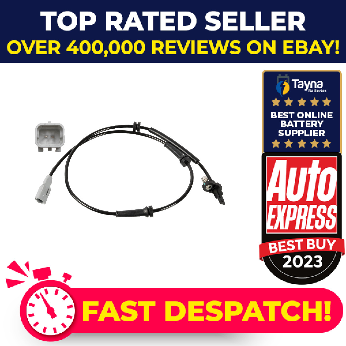 ABS Sensor Rear Left or Right 108003 Febi Wheel Speed 4545E8 Quality Guaranteed
