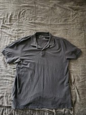 Gray Eddie Bauer Short Sleeve Polo Shirt Size L