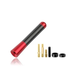 Sylvil Car Short Antenna, 3.15" Aluminum Radio Antennas Replacement, Carbon F...