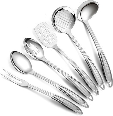 Stainless Steel Kitchen Utensils Set 6 Pcs, Cooking Utensil Sets, Kitchen Gadget