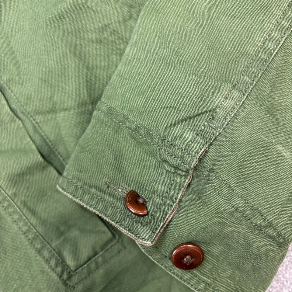 Chaqueta LL Bean Adulto X Grande Verde Caza Lona Granero Tareas Pana Forrada Hombres* Foto 4 de 4