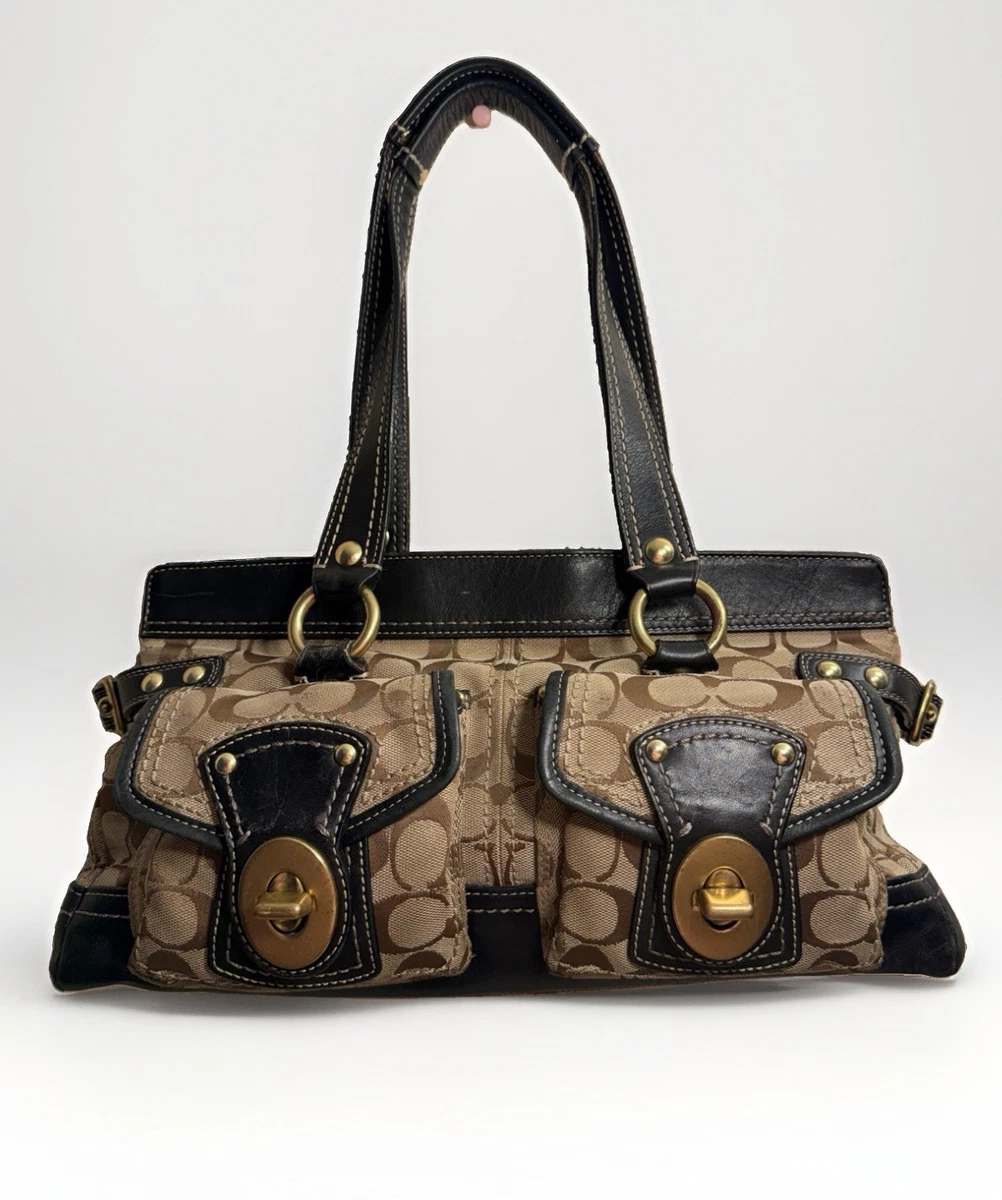 Coach Legacy Shoulder Bags Turn Lock Handbags for Women for sale