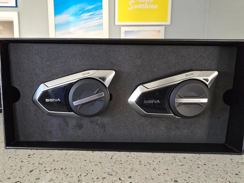 Sena 50S Motorcycle Bluetooth Mesh Intercom System - Headset Only NO ACCESSORIES - Image 2 of 3