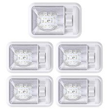 5 Pack 12V Led RV Ceiling Dome Light RV Interior Lighting for Trailer Camper wit