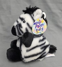 2025 Aurora World Plush Palm Pals GREVY ZEBRA Pellets HANG TAGS 5" Zoo 1 - 490