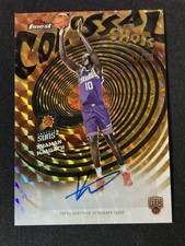 2025-26 Topps Finest Colossal Shots AU Khaman Maluach #CS-KM Gold Geometric /50