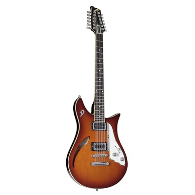 Duesenberg Double Cat 12-String Vintage Burst - E-Gitarre