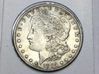 1885-S Morgan Dollar in almost uncirculated