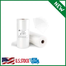 Vacuum Sealer Bags 8x50 Rolls 2 pack for Food Saver Seal a Meal Commercial Grade