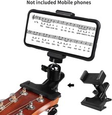 Universal Guitar Head Clip Guitar Head Phone Holder Live Broadcast Bracket Clip