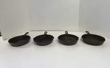 Set of 4 Lodge Skillets Cast Iron Pan 3SK 6.5", USA, Used