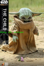 Hot Ht Lms013 The Child Yoda 1/1 37cm Action Figure New Model In Stock