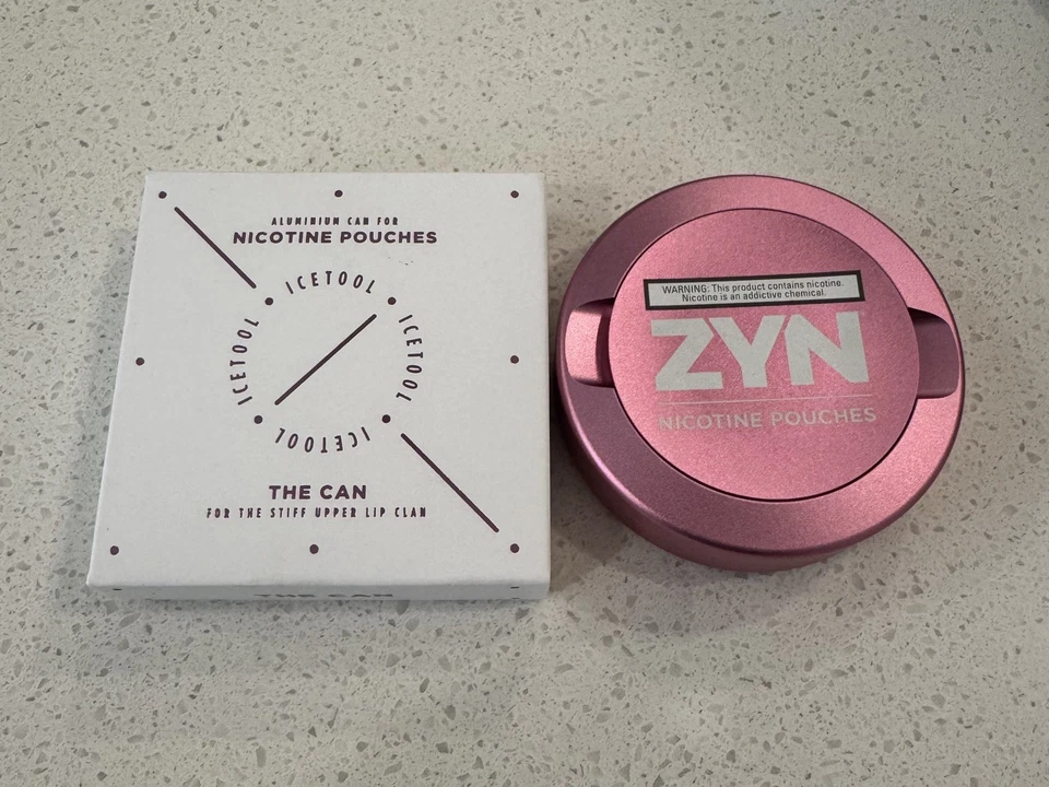 NOVO Conjunto de 5 Latas de Metal Zyn (Inclui Edição Limitada Club 3|6 Dourado + Rosa) - Imagem 3 de 4