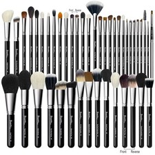 Makeup Artist MUST HAVES 42Pcs Makeup Brushes Set with Real Natural Goat Hair...
