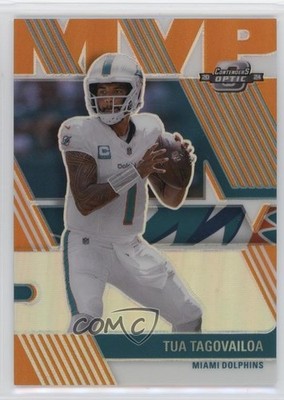 2024 Panini Contenders Optic MVP Orange Prizm 44/50 Tua Tagovailoa #MVP-TTA pe8