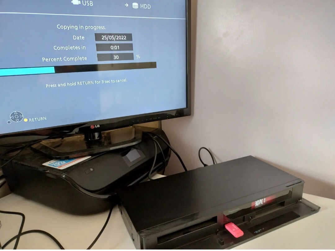 Panasonic DMREX97 Twin HD Tuner DVD Recorder, 500GB HDD, Copy from USB to HDD 696573529682 eBay