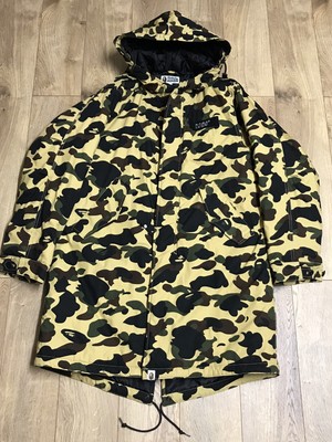 bape camo down jacket