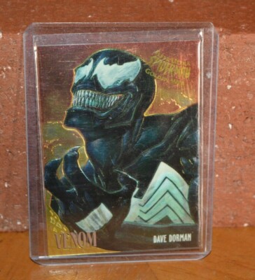 FLEER ULTRA SPIDER-MAN CARD LIMITED EDITION GOLDEN WEB VENOM DAVE