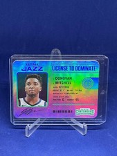 DONOVAN MITCHELL 2020-21 PANINI CONTENDERS LICENSE TO DOMINATE CASE HIT SSP #27