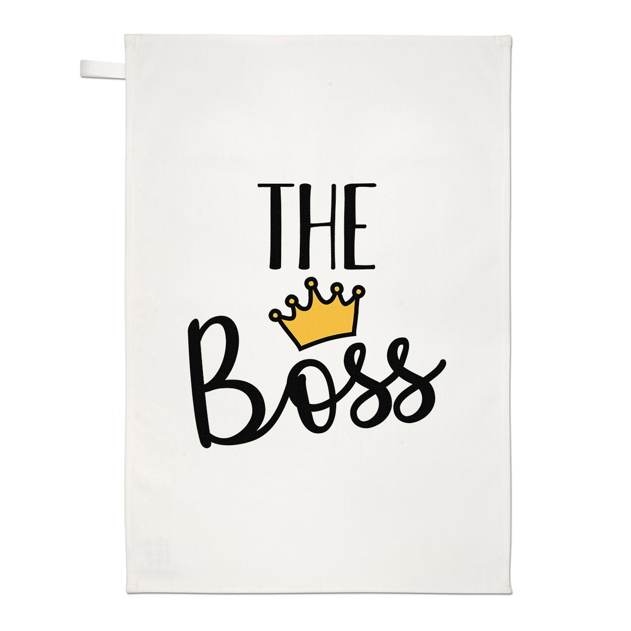 The Boss Tea Towel Work Director Lady Worlds Best Awesome Office Funny