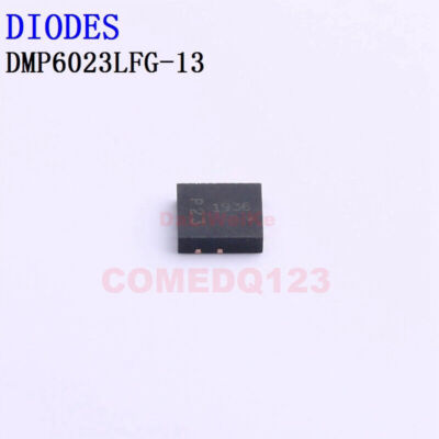 5PCSx DMP6023LFG-13 PowerDI-3333-8 DIODES Transistors #A6-9