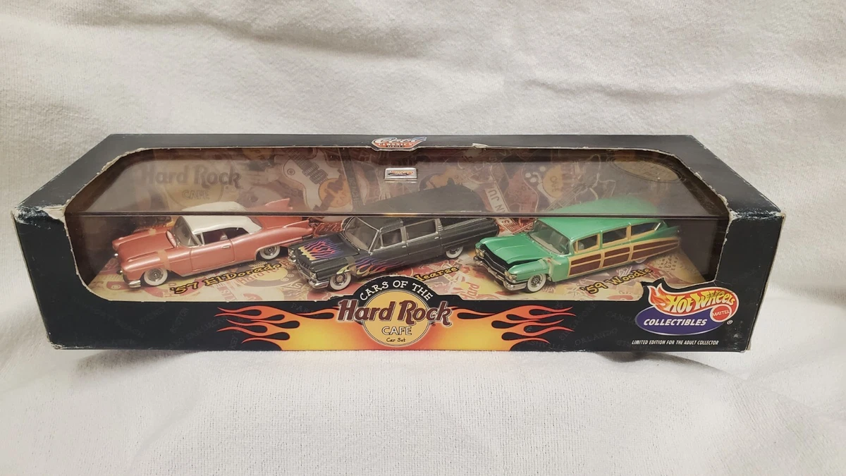 Hot Wheels 20977 Car of the Hard Rock Cafe 3 Car Set Cool Classic 