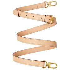 Genuine Vachetta Leather Crossbody Strap Genuine Leather Adjustable Replaceme...