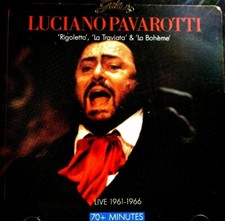 Luciano Pavarotti - Live, 1961-1966  - CD, VG