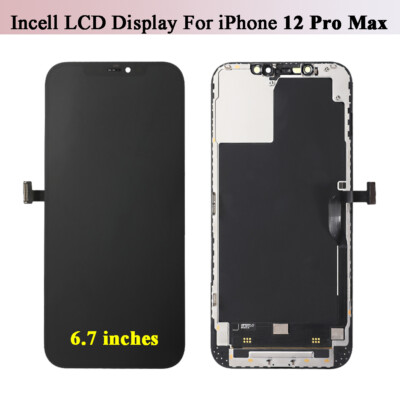 New For iPhone 12 Pro Max Incell LCD Display Touch Screen Digitizer Replacement