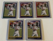 2021 SCORE PANINI JUSTIN FIELDS RC 1991 RETRO THROWBACK ALL (5)-STYLES 