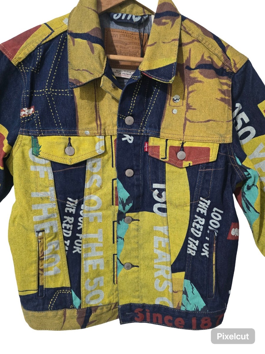 ジャケット・アウター Levis LIMITED EDITION 150th DENIM JACKET Levi's 150th Anniversary Men's Denim Trucker Jacket - Banner