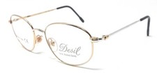 OCCHIALI DA VISTA DONNA DESIL ELISA - I ARGENTO E ORO 14KT ROLLED GOLD VINTAGE