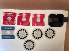 Vintage Lot Sawyer's View-Master Bakelite Viewer  7 Reels OZ  Corbett 1950's
