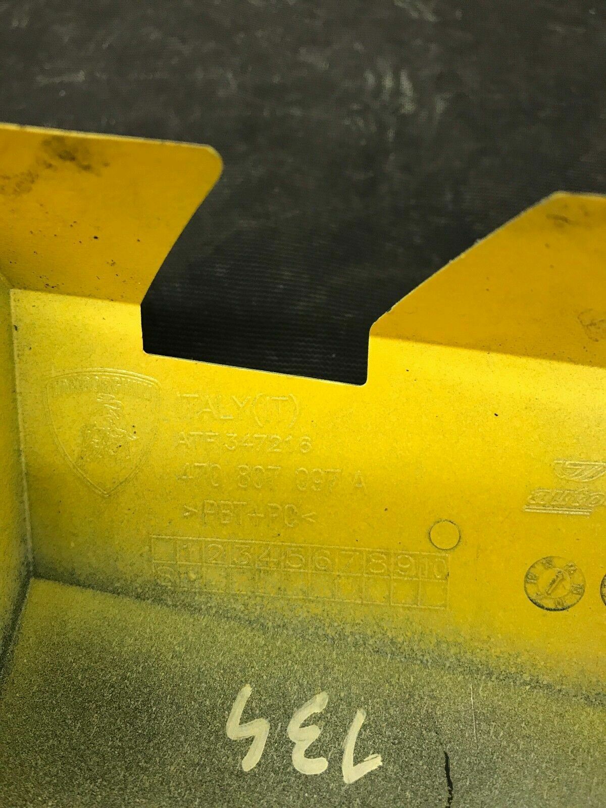 LAMBORGHINI AVENTADOR LP 700 FRONT BUMPER INNER MOUNTING BRACKET OEM 470807097A