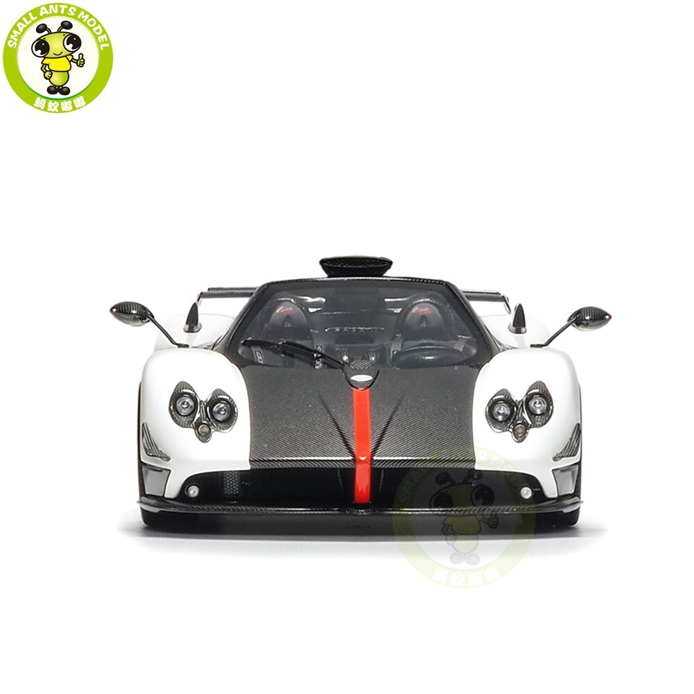 1/18 PAGANI ZONDA Cinque Roadster 2009 White Almost Real Diecast